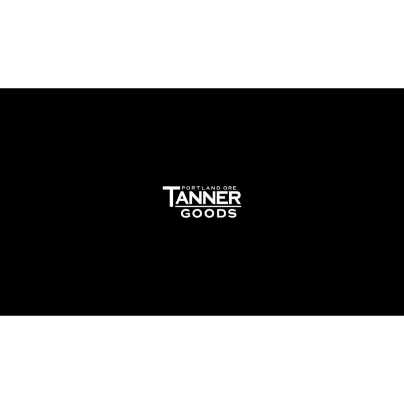 TANNER GOODS 남성용 지갑, Journeyman. 남성용 가죽 지갑. 전면 슬림 4 카드 포켓 지갑, 카드홀더. 미국산, 코냑 브라운 잉글리쉬 브라이들 가죽