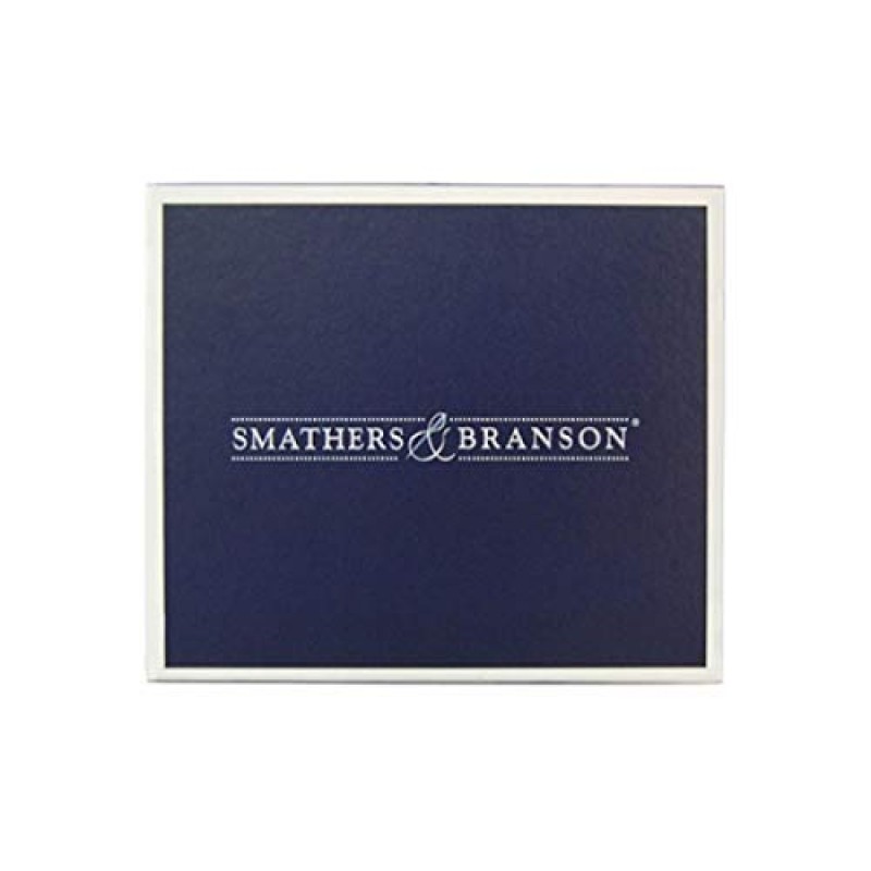 Smathers & Branson American Flag Needlepoint 이중 접이식 가죽 지갑