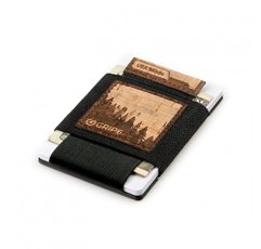 GRIP6 남성용 미니멀리스트 지갑 | 남성용 슬림 지갑 | 전면 포켓용 RFID(딥 블루, 루프 - 머니밴드 없음)