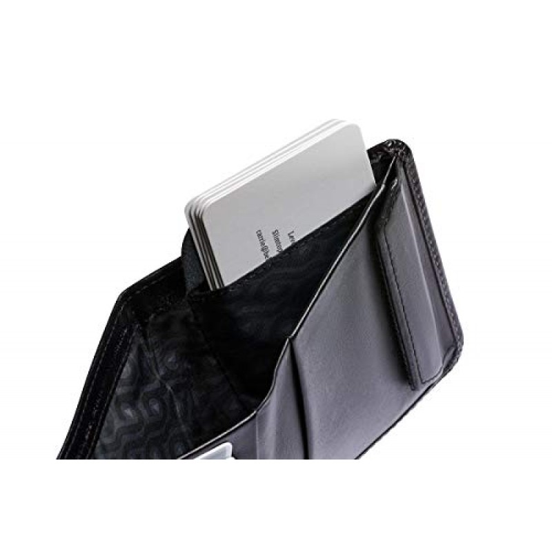 Bellroy 동전 지갑 (슬림 동전 지갑, 이중 가죽 디자인, 4-8 카드 수납, 자석 잠금 동전 파우치)