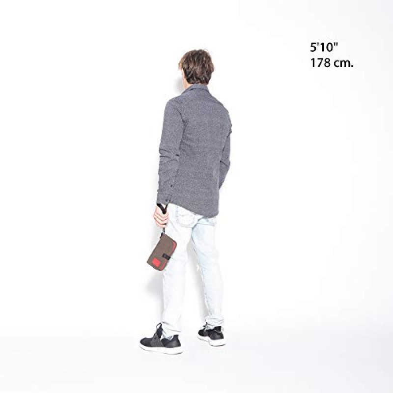 Manhattan Portage 왁스드 나일론 콘티넨털 지갑