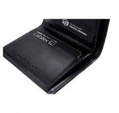 ColdFire 전술 탄소 섬유 지갑 - 수제 EDC 정품 K-가죽 - 슬림 전면 포켓 이중 RFID - 미니 신용 카드 지갑 - 유럽산
