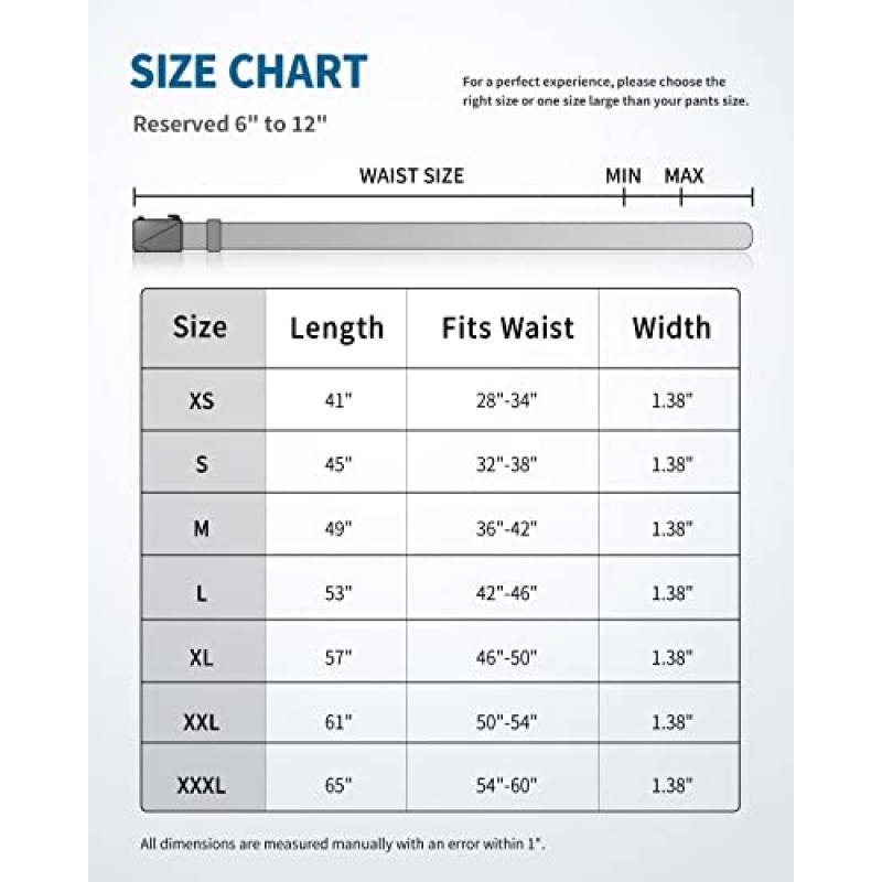 남성용 FAIRWIN 래칫 벨트 | 청바지 바지 용 나일론 웹 벨트 남성용 캐주얼 벨트 | 슬라이드 버클이있는 조절 가능한 벨트