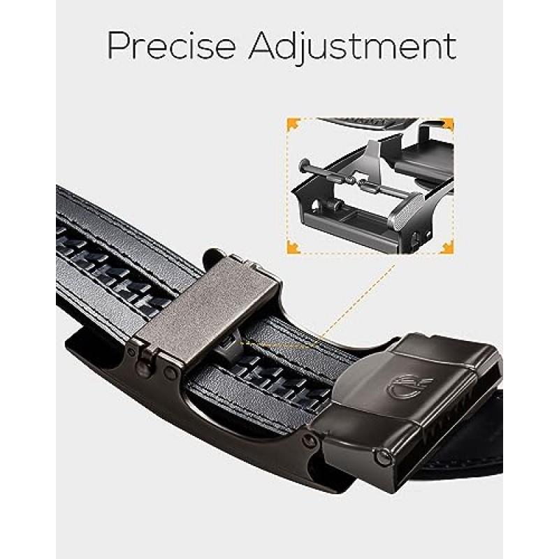 남성용 CHAOREN 래칫 벨트 - 남성용 드레스 벨트 1 1/4