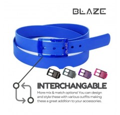 Blaze 벨트 실리콘 벨트 2022 남성 및 여성용 업데이트 버전 - 캐주얼 및 패션 착용을 위한 조절 가능한 벨트