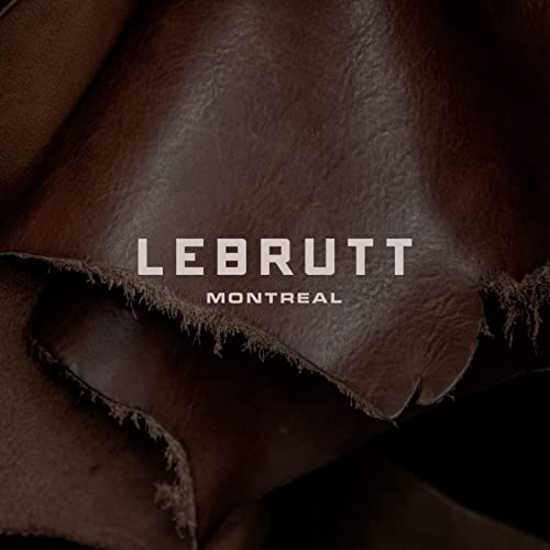 Lebrutt 정품 남성용 가죽 벨트, 풀 그레인 가죽, 남성용 캐주얼 청바지 가죽 벨트, 캐나다산 핸드메이드