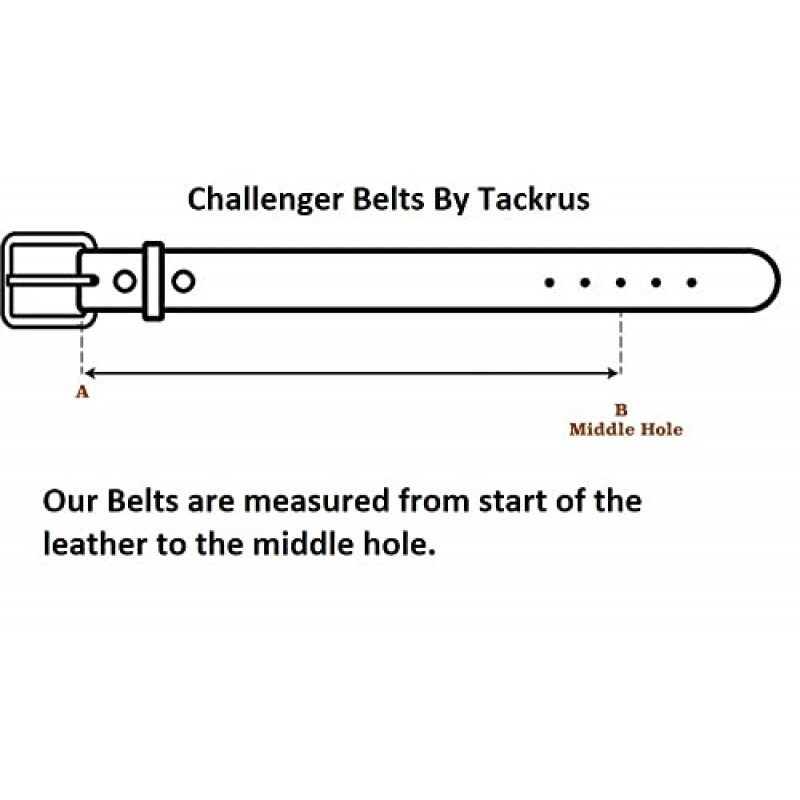 CHALLENGER 남성 웨스턴 로데오 헤비듀티 비즈 풀그레인 가죽 벨트 26RT12