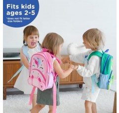 Move2Play, 공룡 유아용 배낭 | 어린이를 위한 유치원 배낭 | 유치원 학교 책가방 | 작고, 작은, 미니 사이즈, 2세, 3-5세 이상 남아 및 여아용으로 디자인됨