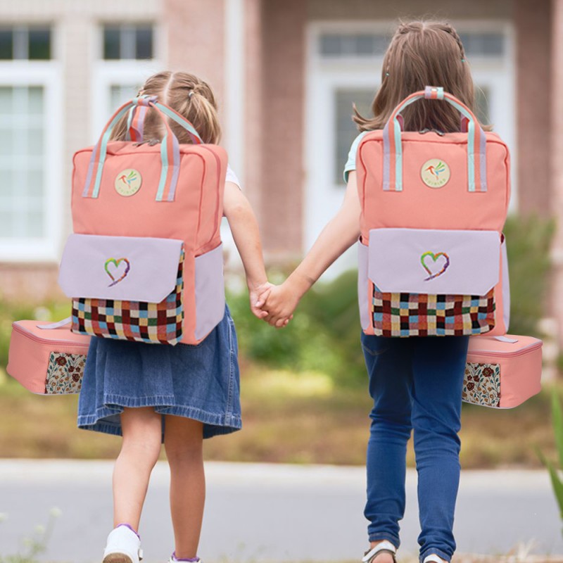 CUIBIRD 어린이 배낭 학교 배낭, 유아 어린이 배낭 세트 소년 소녀 어린이 십대 유치원 Bookbag 점심 가방 및 연필 가방