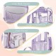 mommore Clear Backpack 헤비 듀티 두꺼운 PVC 투명 백팩(가죽 트림 포함) 대용량 작업, 경기장용 백팩을 통해 볼 수 있음