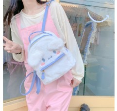 KFTHKOR 귀여운 배낭, 푹신한 배낭, 사랑스러운 책가방 카와이 소녀 배낭(핑크)