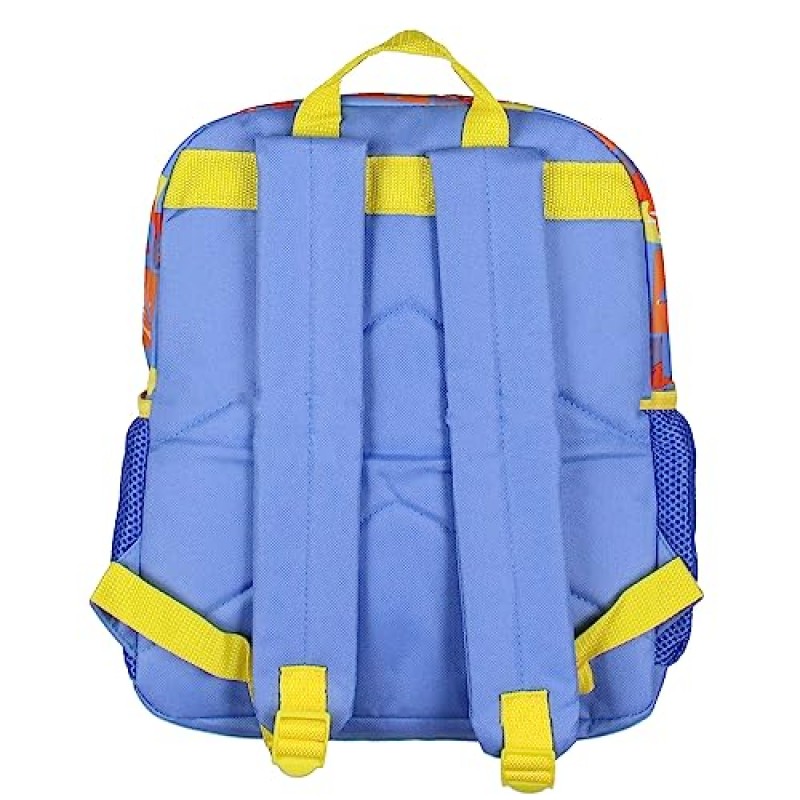 AI 액세서리 혁신 Blippi Backpack 와우! 공룡 14인치 장난감용 어린이 학교 여행 배낭 가방/양각 캐릭터 디자인 포함