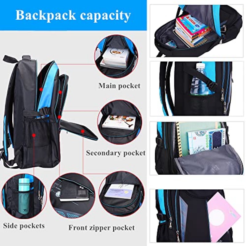 초등학생을 위한 어린이 백팩, 남학생과 여학생을 위한 튼튼한 책가방, 10대 남아를 위한 학교 가방, 여행용 캐주얼 백팩