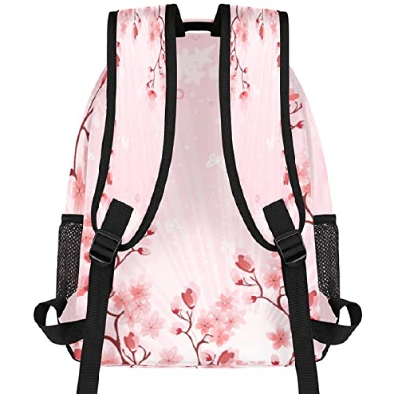 Pardick 일본 벚꽃 어린이 배낭 소녀 학생 Daybag 방수, 꽃 체리 여행 Schoolbag 여성/남성 학교 Bookbags