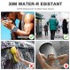 CHEETAH Mens 크로노 그래프 시계 고무 스트랩이있는 남성용 야외 방수 군사 전술 스타일 석영 스포츠 시계