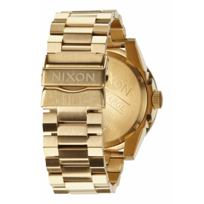 닉슨 상병 SS A346. 100m 방수 XL 남성용 시계(48mm 시계 모드. 24mm 스테인리스 스틸 밴드)