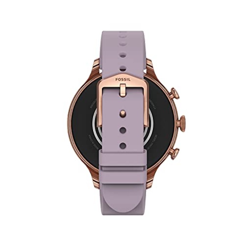 Fossil Gen 6 42mm 여성용 터치스크린 스마트 워치 Alexa 내장, 피트니스 트래커, 액티비티 트래커, 수면 추적기, GPS, 스피커, 음악 제어, 스마트폰 알림
