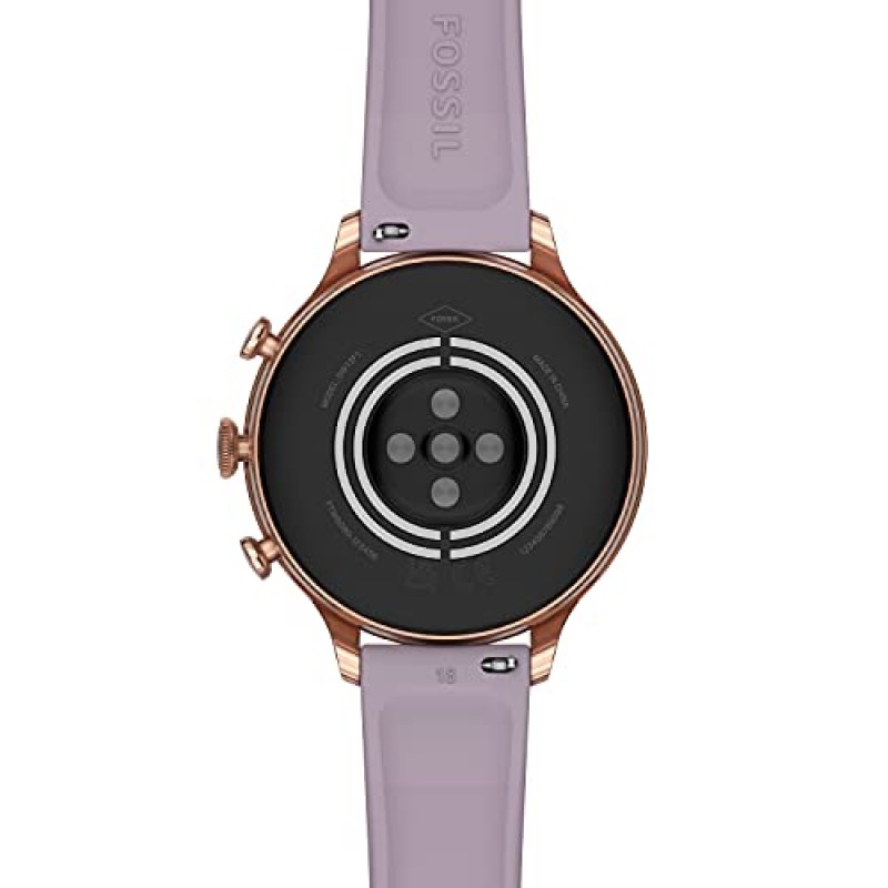 Fossil Gen 6 42mm 여성용 터치스크린 스마트 워치 Alexa 내장, 피트니스 트래커, 액티비티 트래커, 수면 추적기, GPS, 스피커, 음악 제어, 스마트폰 알림