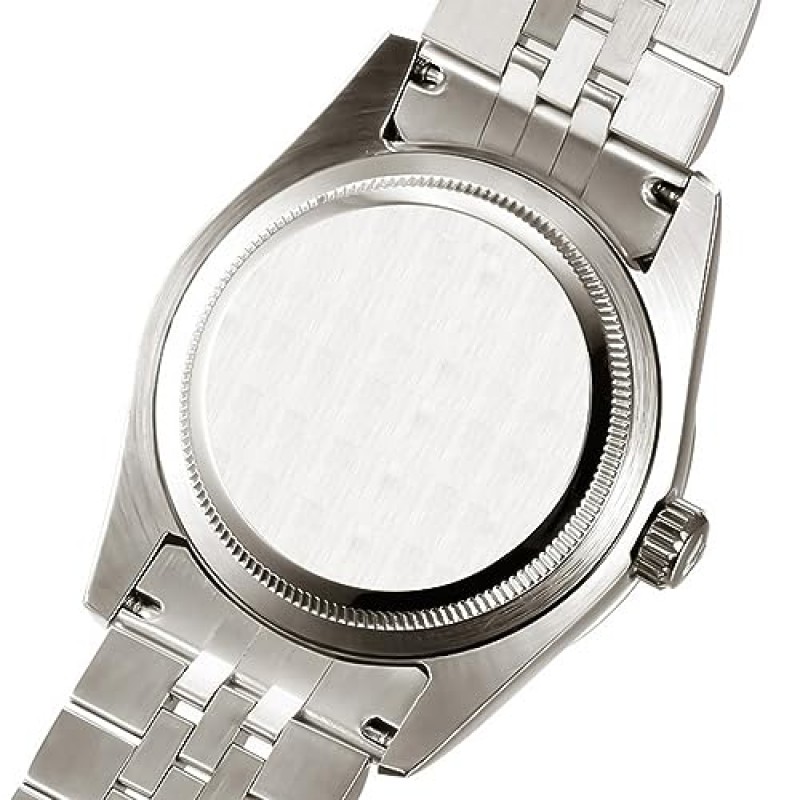 HUNRUY 41MM 남성용 럭셔리 쿼츠 시계(달력 빛나는 방수 손목 시계 포함)