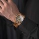 BOBO BIRD Mens 독특한 조각 나무 시계 대나무 나무 상자와 럭셔리 세련된 시계 나무 스트랩