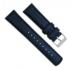 Barton Alligator Grain - 퀵 릴리스 가죽 시계 밴드 - 색상, 길이 및 너비 선택 - 16mm, 18mm, 19mm, 20mm, 21mm, 22mm, 23mm 또는 24mm 표준 또는 길이