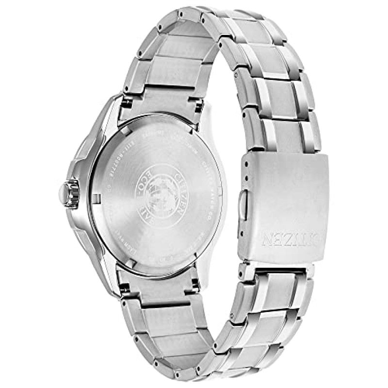 Citizen 남성용 에코드라이브 위켄더 브라이센 시계, 티타늄, 블루 다이얼(모델: BM6929-56L)