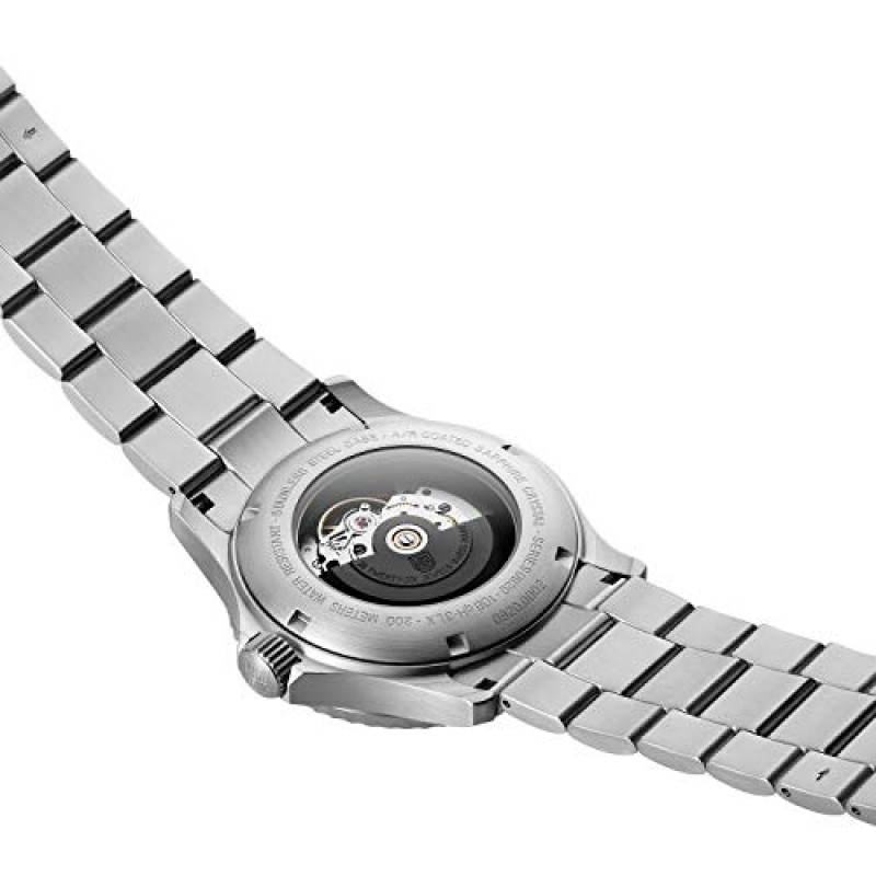 Luminox Auotmatic 스포츠 타이머 XS.0924 남성용 시계 42mm - 실버/블루 200m 방수 사파이어 글라스 밀리터리 스포츠 시계