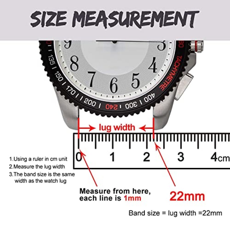 여성 및 남성용 BISONSTRAP 질감 가죽 시계 스트랩, 퀵 릴리스가 있는 시계 교체 밴드, 18mm 20mm 22mm