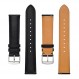 여성 및 남성용 BISONSTRAP 질감 가죽 시계 스트랩, 퀵 릴리스가 있는 시계 교체 밴드, 18mm 20mm 22mm