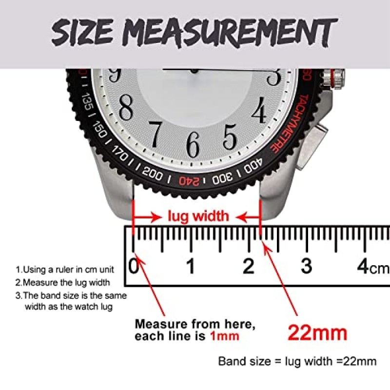 여성 및 남성용 BISONSTRAP 질감 가죽 시계 스트랩, 퀵 릴리스가 있는 시계 교체 밴드, 18mm 20mm 22mm