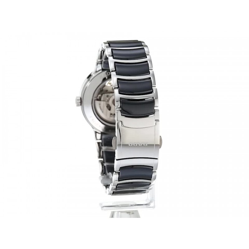 Rado 남성용 Centrix Open Heart 스위스 오토매틱 시계, 블랙/스테인레스 (R30178152)