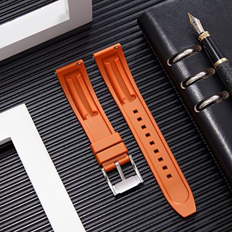 BINLUN 퀵 릴리스 실리콘 시계 밴드 교체 고무 시계 스트랩 19mm 20mm 21mm 22mm 24mm 남성과 여성을위한 Smartwatches 밴드 11 가지 색상의 방수 스포츠 시계 밴드