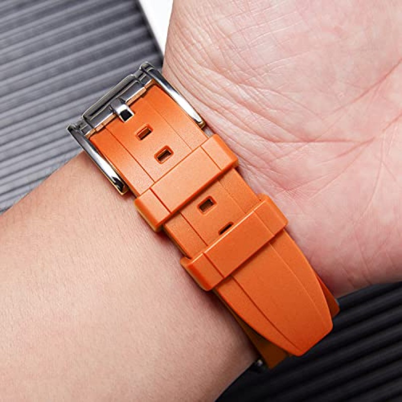 BINLUN 퀵 릴리스 실리콘 시계 밴드 교체 고무 시계 스트랩 19mm 20mm 21mm 22mm 24mm 남성과 여성을위한 Smartwatches 밴드 11 가지 색상의 방수 스포츠 시계 밴드
