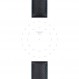 티쏘 T852046785 22mm 러그 블랙 가죽 스트랩
