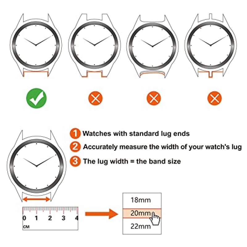ANNEFIT 22mm 시계 밴드, 스테인리스 스틸 로즈 골드 버클, 빈티지 누벅 스웨이드 부드러운 가죽 시계 스트랩, 퀵 릴리스(다크 브라운)
