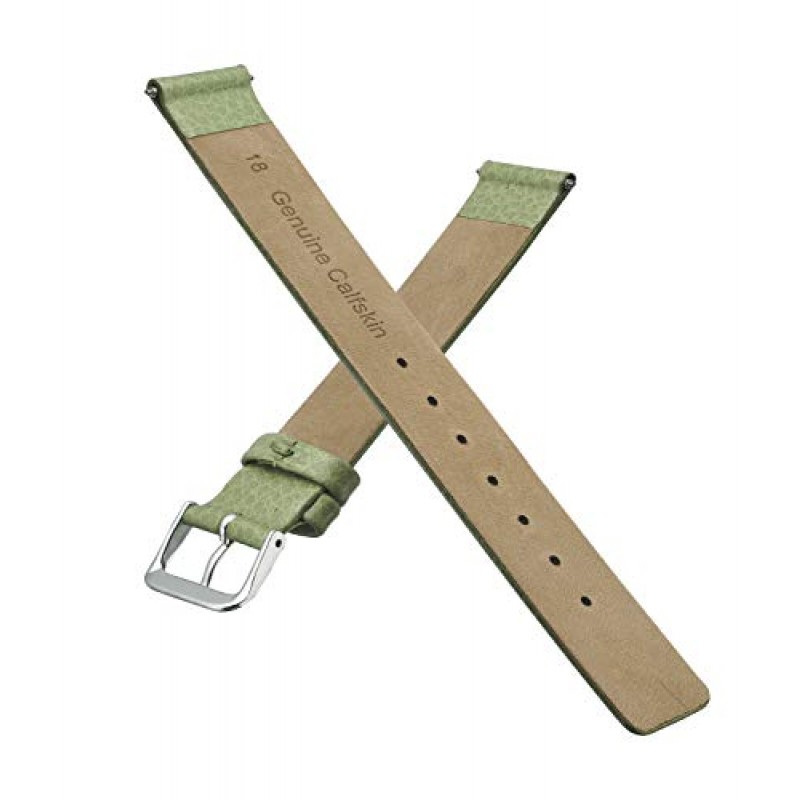 ALPINE 정품 가죽 시계 밴드 - 부드러운 플랫 가죽 시계 스트랩 12mm, 14mm, 16mm, 18mm, 20mm - 블랙, 황갈색, 버건디, 핑크, 블루, 그린, 퍼플, 옐로우