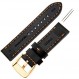 Gilden 18-28mm 남성용 두껍고 무거운 스포츠 송아지 가죽 시계 스트랩 TS62