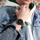 LIGE 남성용 시계 남성용 초박형 아날로그 석영 미니멀리스트 스테인레스 스틸 메쉬 밴드 드레스 시계