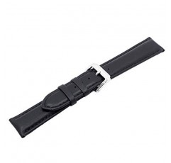 Berfine 18mm 20mm 22mm 송아지 가죽 시계 밴드, 남성용 여성용 추가 소프트 시계 스트랩