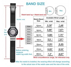 남성 여성을위한 Carty 스테인레스 스틸 메쉬 시계 밴드, 조절 가능한 시계 스트랩 20mm 12mm 14mm 16mm 18mm 24mm 22mm 퀵 릴리스 금속 메쉬 시계 스트랩 이중 접는 걸쇠가있는 단단한 얇은 금속 시계 밴드