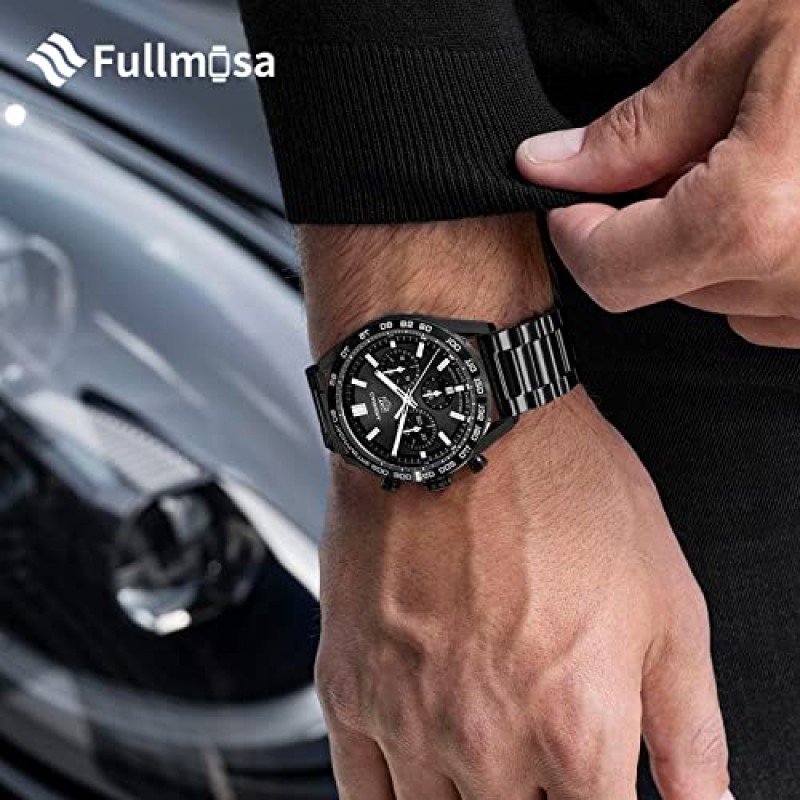 Fullmosa 퀵 릴리스 시계 밴드, 스테인레스 스틸 시계 스트랩 16mm, 18mm, 19mm, 20mm, 22mm 또는 24mm, Samsung Galaxy Watch 6/5/4/3, Garmin Watch, 남성용 여성용 Huawei 시계에 적합