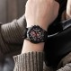 MF MINI FOCUS 남성용 시계, 크로노그래프 방수 스포츠 아날로그 쿼츠 시계 남성용 실리콘 스트랩 패션 손목시계