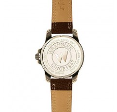 랭글러 남성용 시계, 웨스턴 컬렉션, 46mm 케이스 및 버클 걸쇠 PU 스트랩