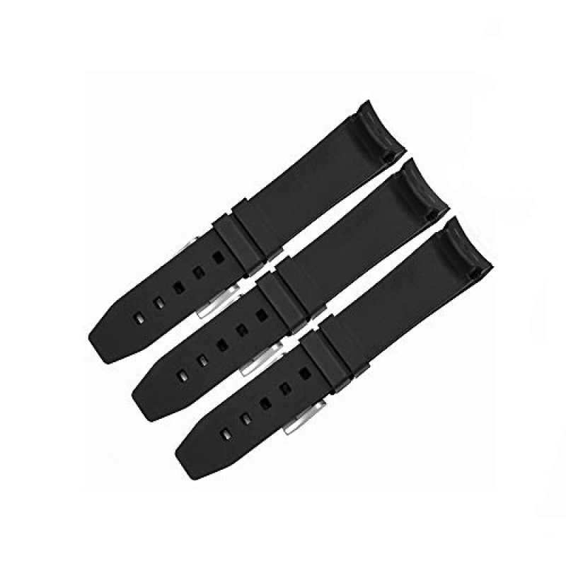 롤렉스 GMT Yatch Master 16622 시계에 맞는 탱 버클이 있는 20mm/21mm 고무 시계 밴드 스트랩