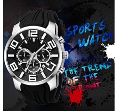 Findtime 남성용 스포츠 시계 Reloj para Hombre 다채로운 멋진 독특한 아날로그 세련된 손목 시계 크로노 그래프 러닝 트레이닝 스톱워치