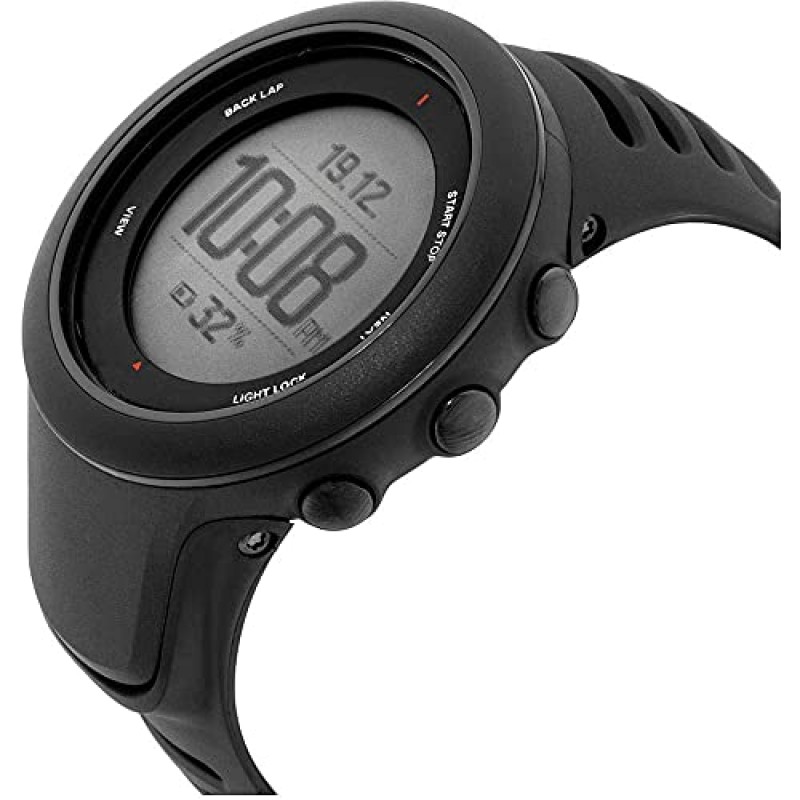 Pwkutn SUUNTO Ambit 3 PEAK/Ambit 2/Ambit 1 2R 2S 스트랩 손목 밴드용 고급 검정색 고무 교체 시계 밴드