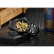 Udaney Mens Dragon Quartz 비즈니스 손목시계 스테인레스 스틸 스트랩 선물 달력과 아버지 남편 아들