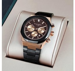 SAPPHERO 남성용 럭셔리 시계 쿼츠 무브먼트 크로노그래프 손목 남성용 시계 다기능 다이얼 10ATM 방수 날짜 캐주얼 비즈니스 고급 작업 시계 남성용 스테인레스 스틸 팔찌