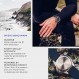 Rotate North - 남성용 기계식 다이버 시계, 스테인리스 스틸, 내구성, 다용도 및 방수, 사파이어 크리스탈로 보호, 비건 퍼포먼스 스트랩 포함(대서양)