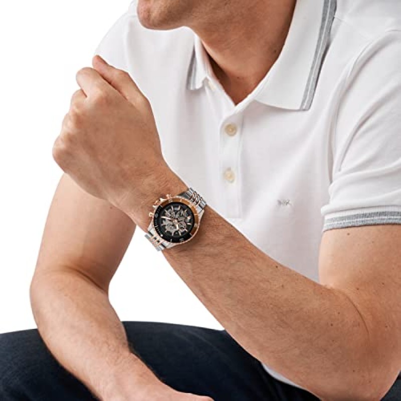 Michael Kors Bayville 크로노그래프 스테인레스 스틸 시계
